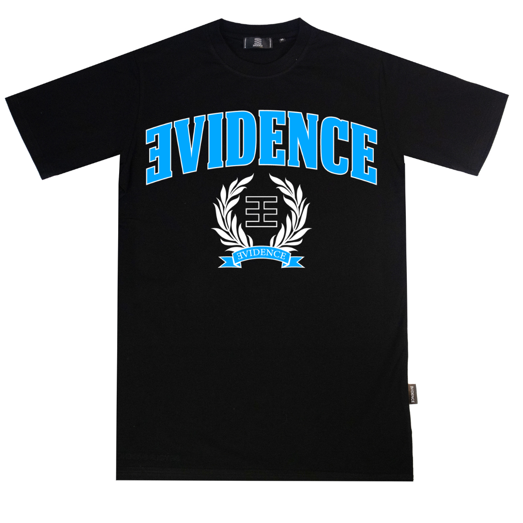SLIM FIT T-SHIRT "COLLEGE BLUE"