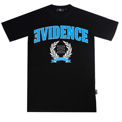 SLIM FIT T-SHIRT "COLLEGE BLUE"