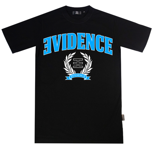 SLIM FIT T-SHIRT "COLLEGE BLUE"