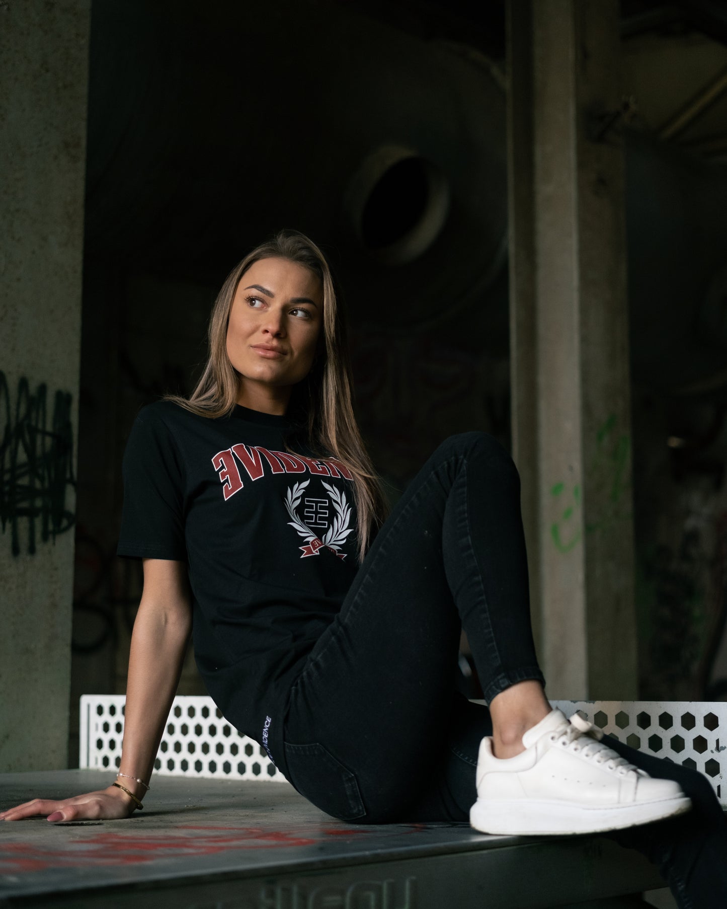 SLIM FIT T-SHIRT "COLLEGE"